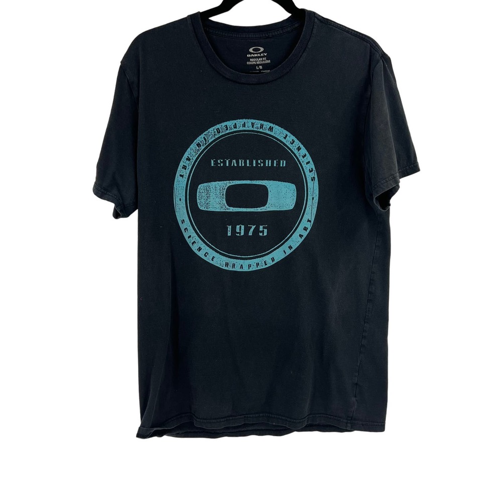 Buckle Oakley Black Short Sleeve T-shirt Established 1975 Regular Fit Men Large